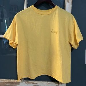 BRANDY Melville honey tee-shirt